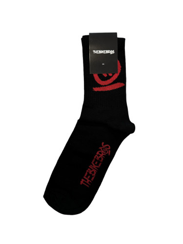 Thebikebros BIG HEAD Light Socks Black/Red